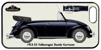 VW Beetle Karmann Cabriolet 1953-55 Phone Cover Horizontal